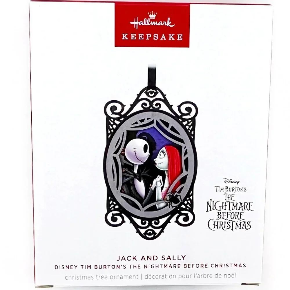 NEW 2024 Hallmark Ornament Disney Nightmare Before Christmas JACK AND SALLY